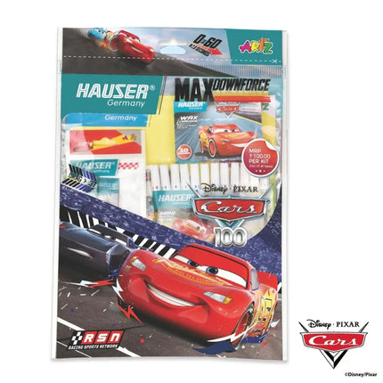 Hauser Artz Cars 100 Kit | Stationery Kit of 9 Items - Art Kits
