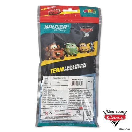 Hauser Artz Cars 50 Kit | Stationery Kit of 7 Items - Art Kits