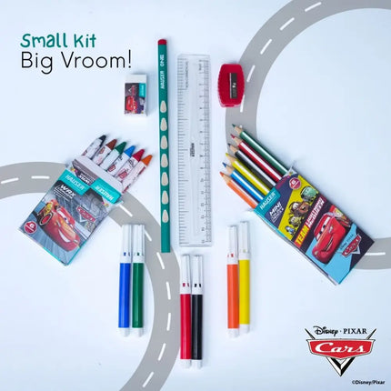 Hauser Artz Cars 50 Kit | Stationery Kit of 7 Items - Art Kits