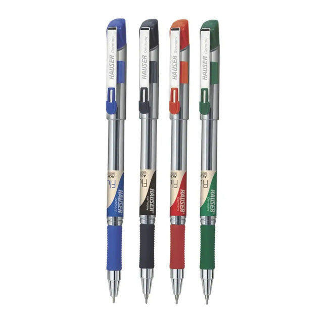 Hauser Fluidic Ball Pen with Soft Rubber Grip - Ball Pens