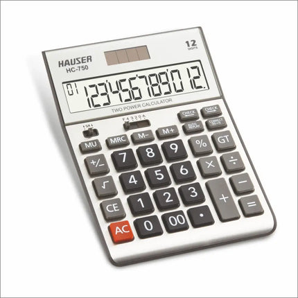 Hauser HC-750 12 Digits Desktop Calculator - Calculators