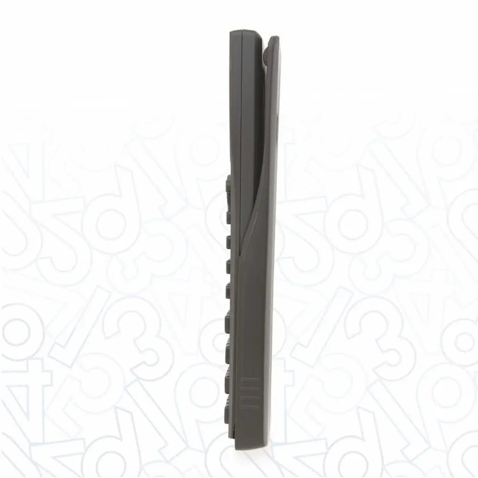 Hauser HC-991MS Scientific Calculator | 401 Functions and 2 Line Display side profile showing keys and ergonomic design.