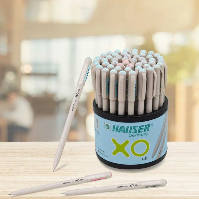 Hauser XO Gel Pen | Ink Colour - Blue Black and Red - 50 / Multicolor - Gel Pens