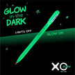 Hauser XO Glow Ball Pen | Pack of 20 | Blue -16 Black - 3 Red - 1 - Ball Pens