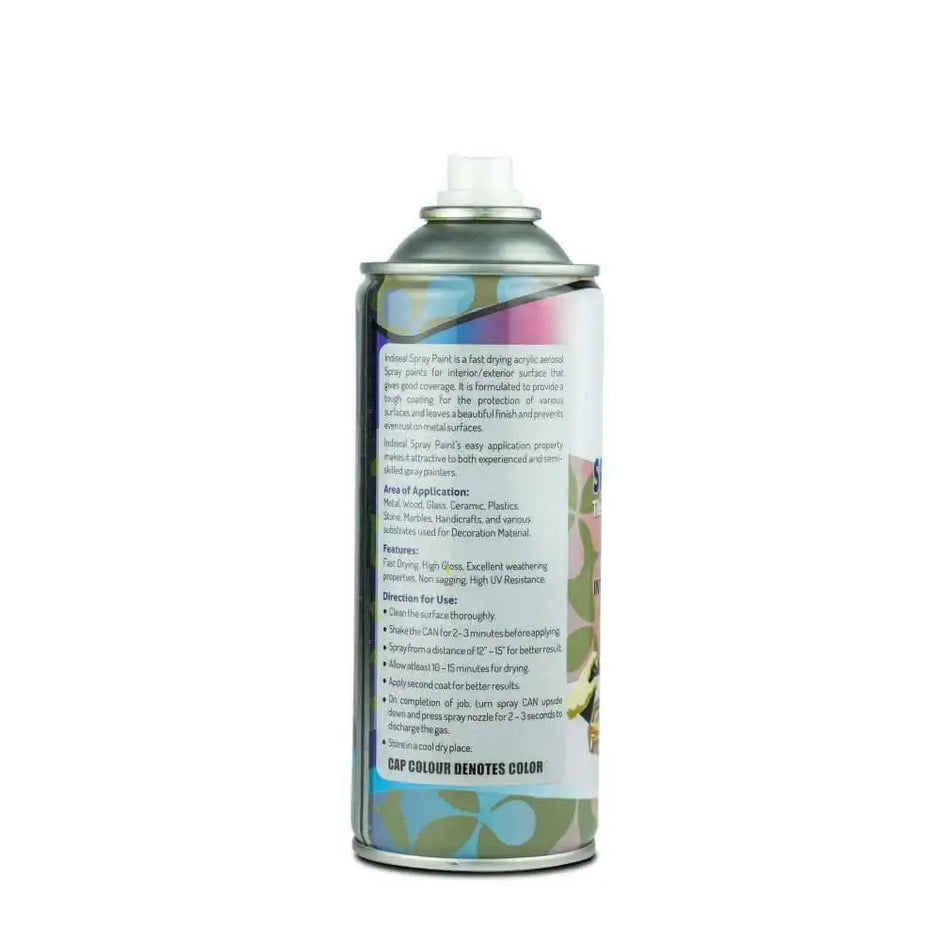 INDISEAL All Purpose Fast Dry Interior & Exterior Spray Paint | DIY Quick Drying Spray Paint for Metal Wood &