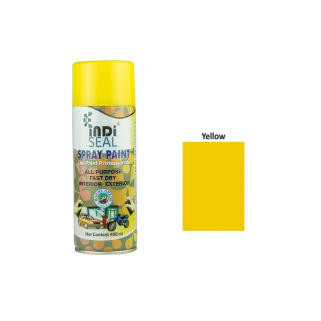 INDISEAL All Purpose Fast Dry Interior & Exterior Spray Paint | DIY Quick Drying Spray Paint for Metal Wood &
