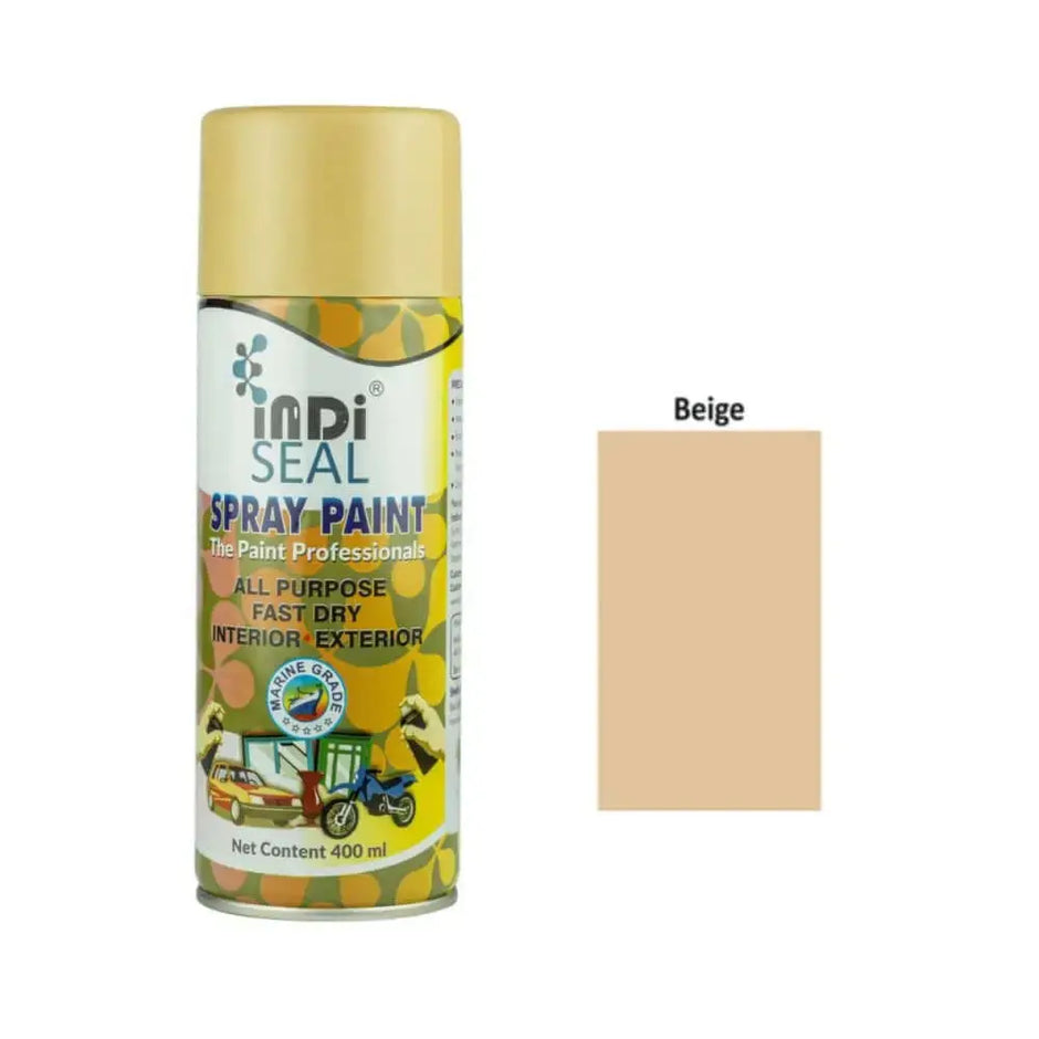 INDISEAL All Purpose Fast Dry Interior & Exterior Spray Paint | DIY Quick Drying Spray Paint for Metal Wood &