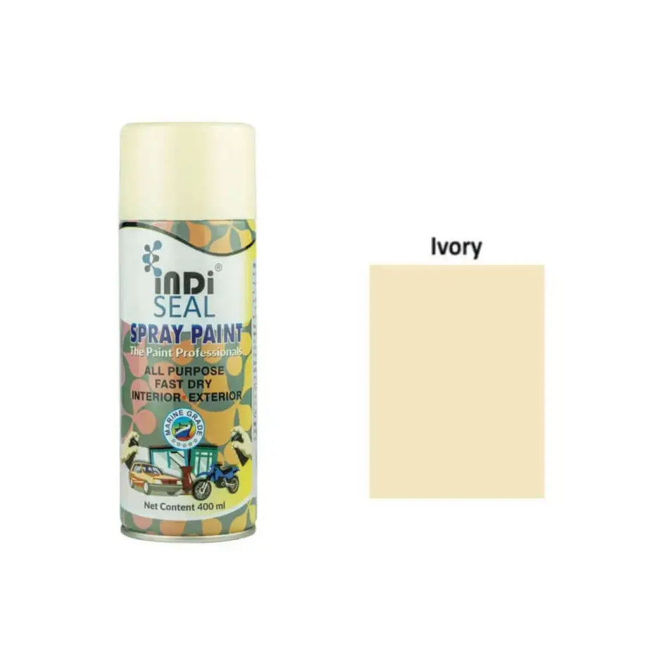 INDISEAL All Purpose Fast Dry Interior & Exterior Spray Paint | DIY Quick Drying Spray Paint for Metal Wood &