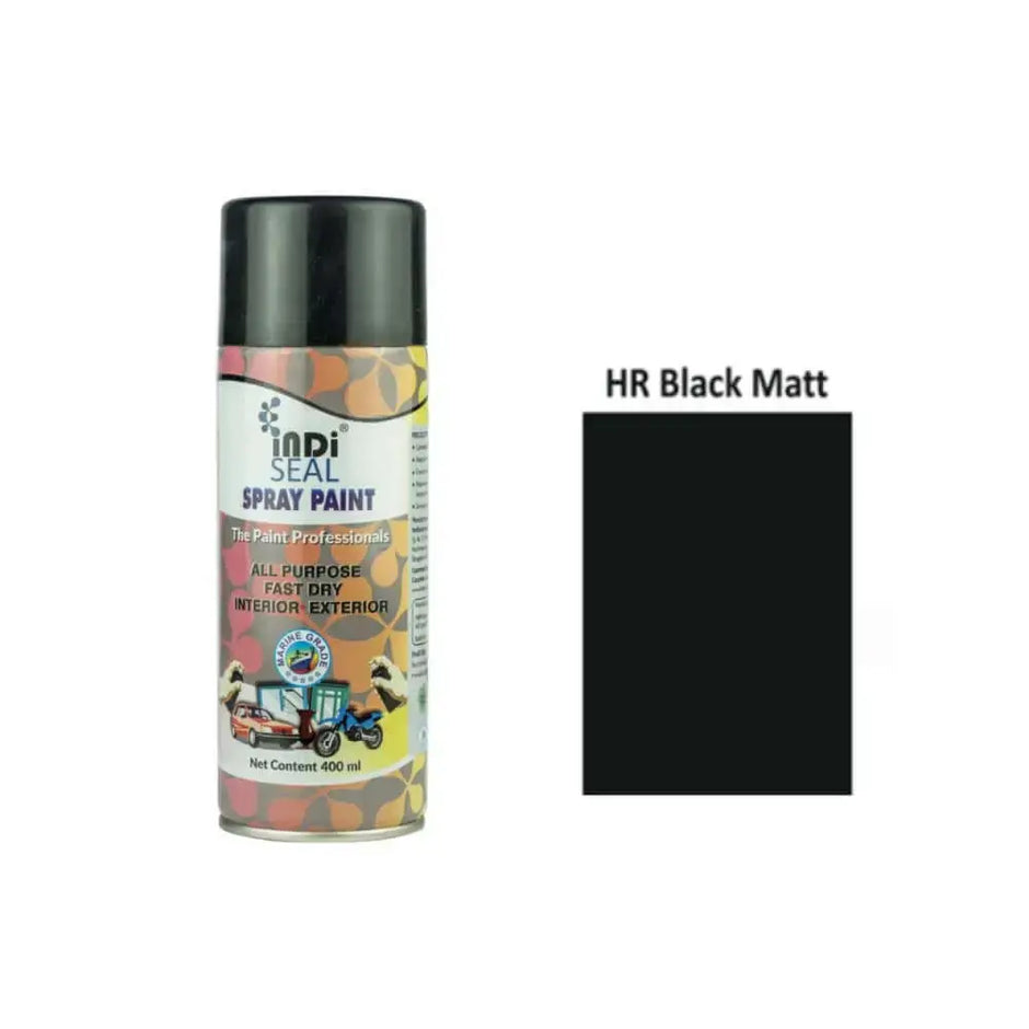 INDISEAL All Purpose Fast Dry Interior & Exterior Spray Paint | DIY Quick Drying Spray Paint for Metal Wood &