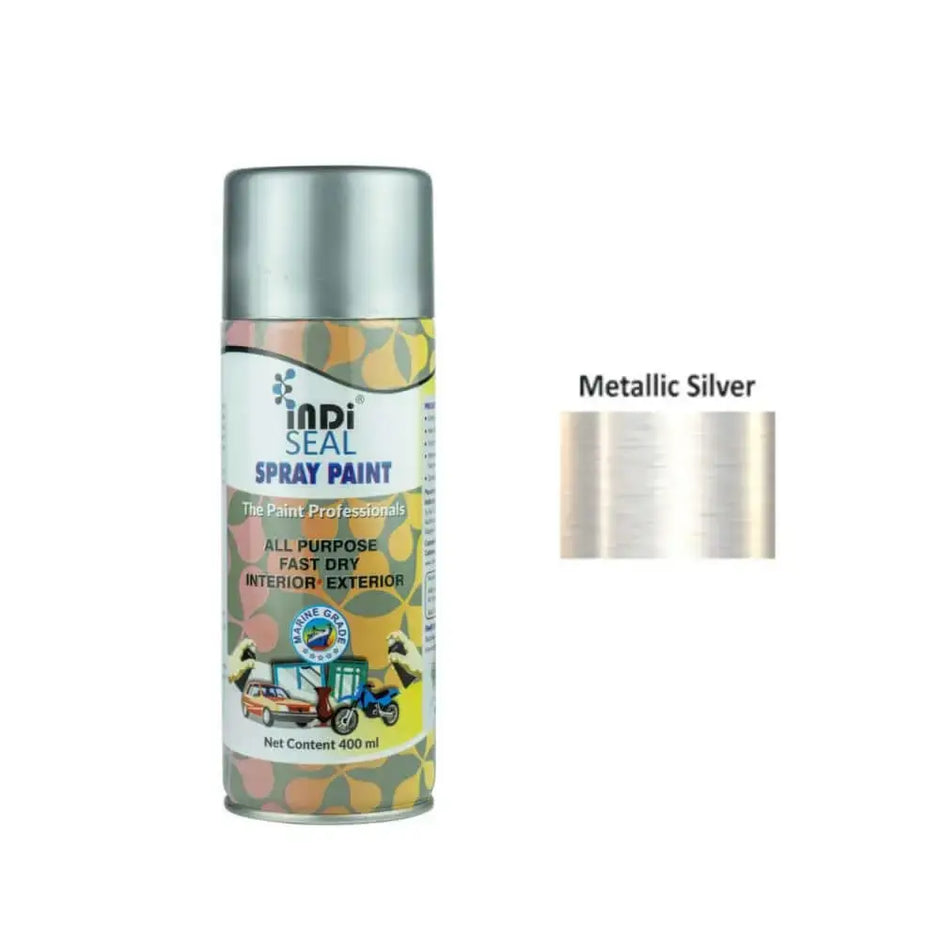 INDISEAL All Purpose Fast Dry Interior & Exterior Spray Paint | DIY Quick Drying Spray Paint for Metal Wood &