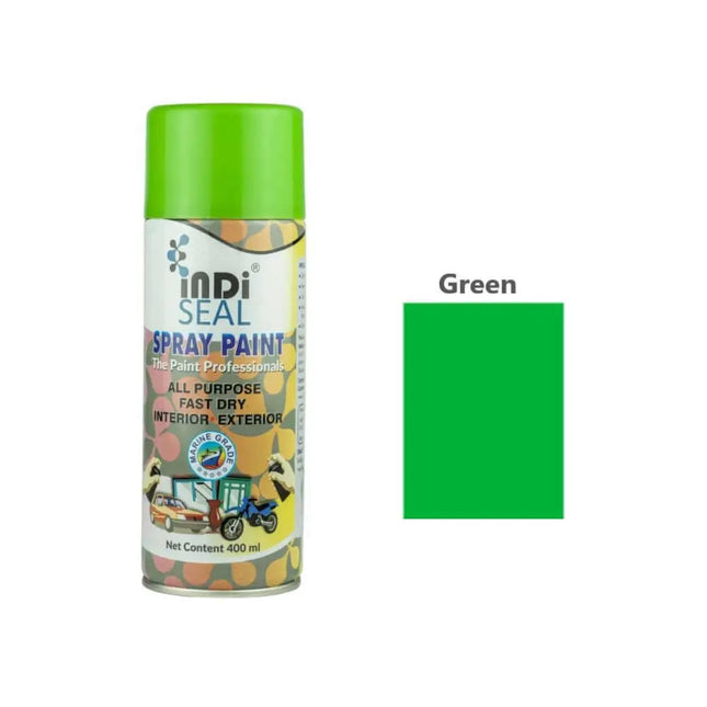 INDISEAL All Purpose Fast Dry Interior & Exterior Spray Paint | DIY Quick Drying Spray Paint for Metal Wood &
