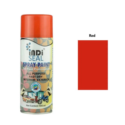 INDISEAL All Purpose Fast Dry Interior & Exterior Spray Paint | DIY Quick Drying Spray Paint for Metal Wood &