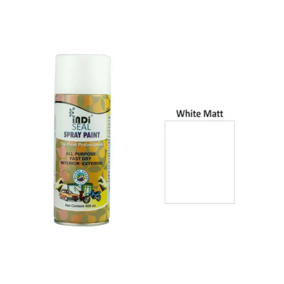 INDISEAL All Purpose Fast Dry Interior & Exterior Spray Paint | DIY Quick Drying Spray Paint for Metal Wood &