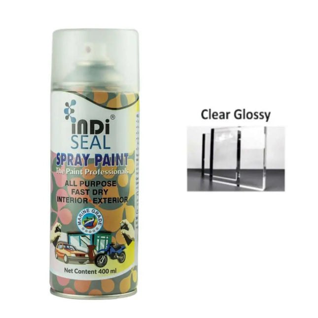 INDISEAL All Purpose Fast Dry Interior & Exterior Spray Paint | DIY Quick Drying Spray Paint for Metal Wood &