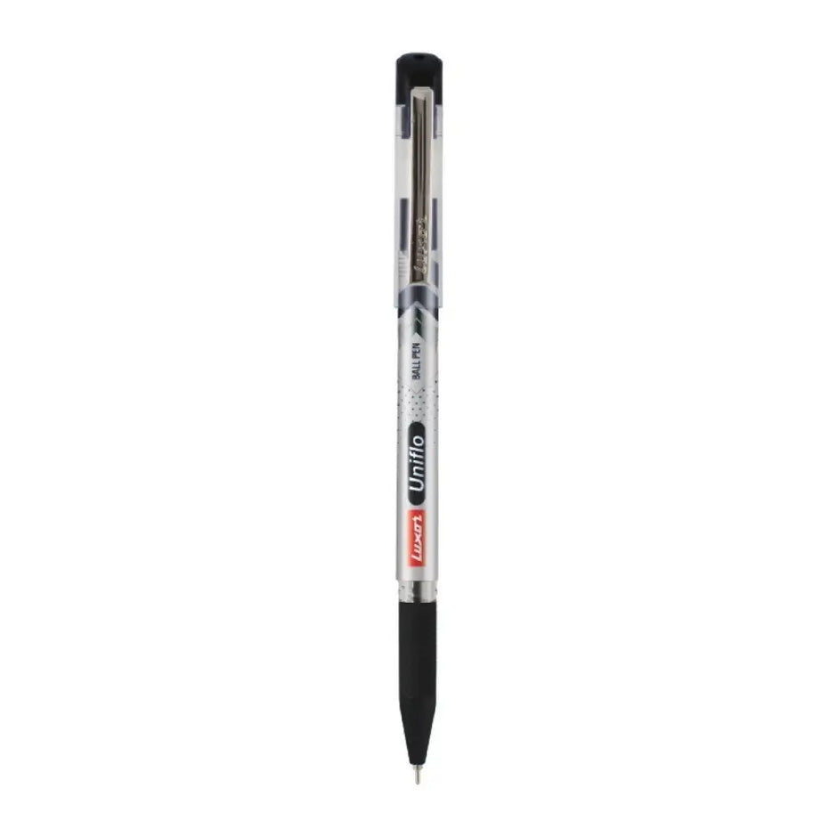 Luxor Uniflo Ball Pen | Ink Colour - Blue Black and Red - Black - Ball Pens