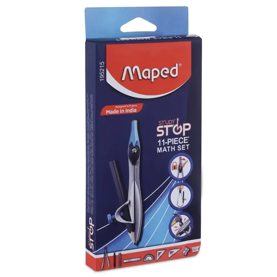 Maped Study Stop Mathematical Instruments Box - Geometry Box