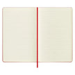 Moleskine Classic Hard Cover Ruled Notebook | Size - 5’’x8.25’’ | Colour - Red - Notebooks