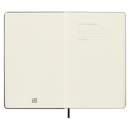 Moleskine Classic Hard Cover Ruled Notebook | Size - 5’’x8.25’’ | Colour - Black - Notebooks