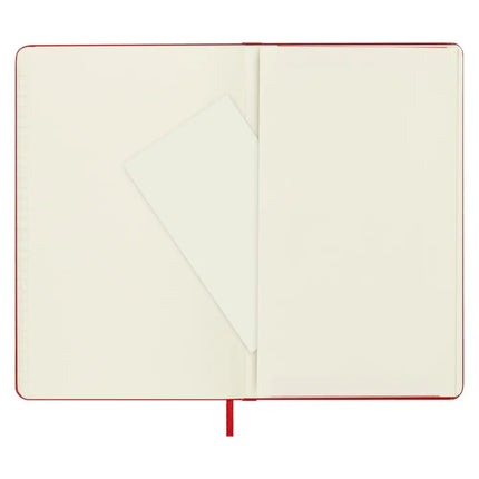 Moleskine Classic Hard Cover Ruled Notebook | Size - 5’’x8.25’’ | Colour - Red - Notebooks