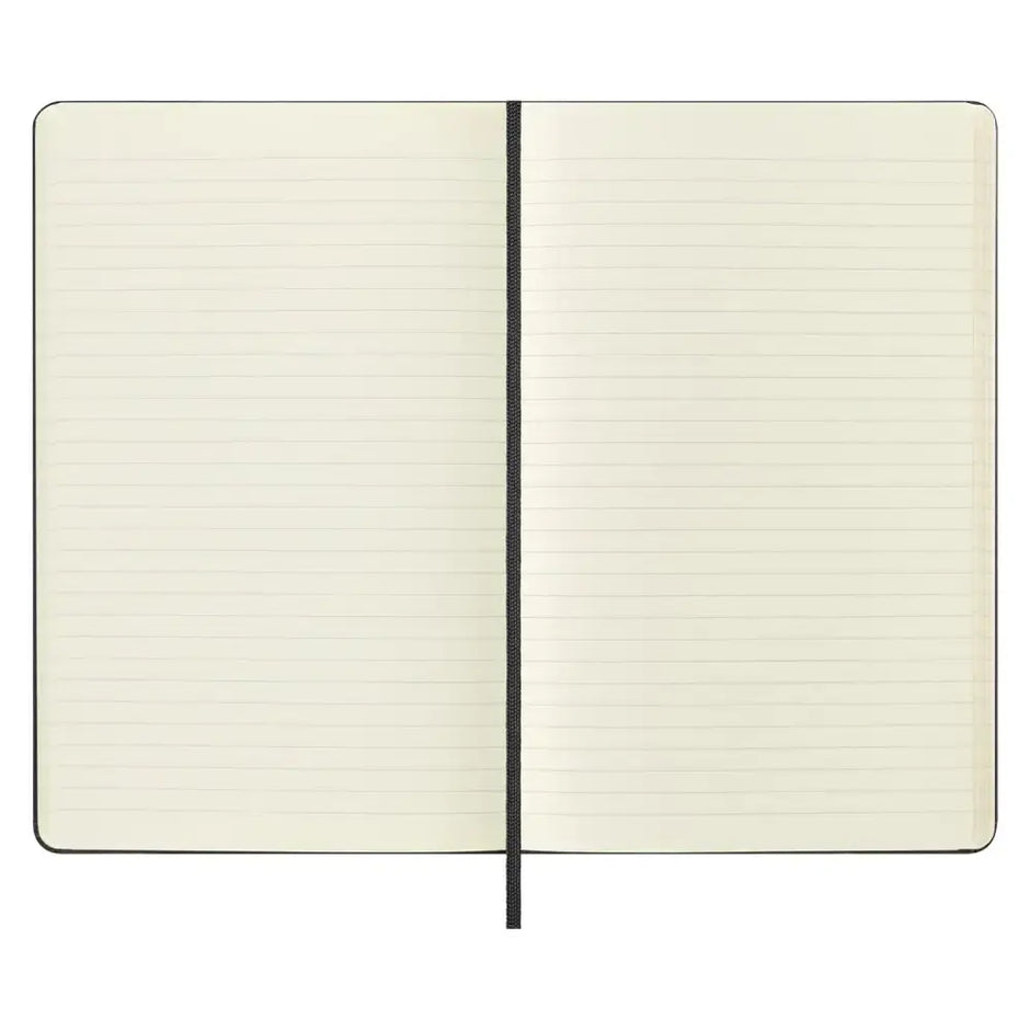 Moleskine Classic Hard Cover Ruled Notebook | Size - 5’’x8.25’’ | Colour - Black - Notebooks