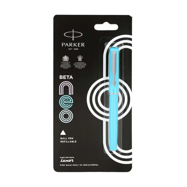Parker Beta Neo Ball Pen | Ink Colour - Blue - Light Blue - Ball Pens