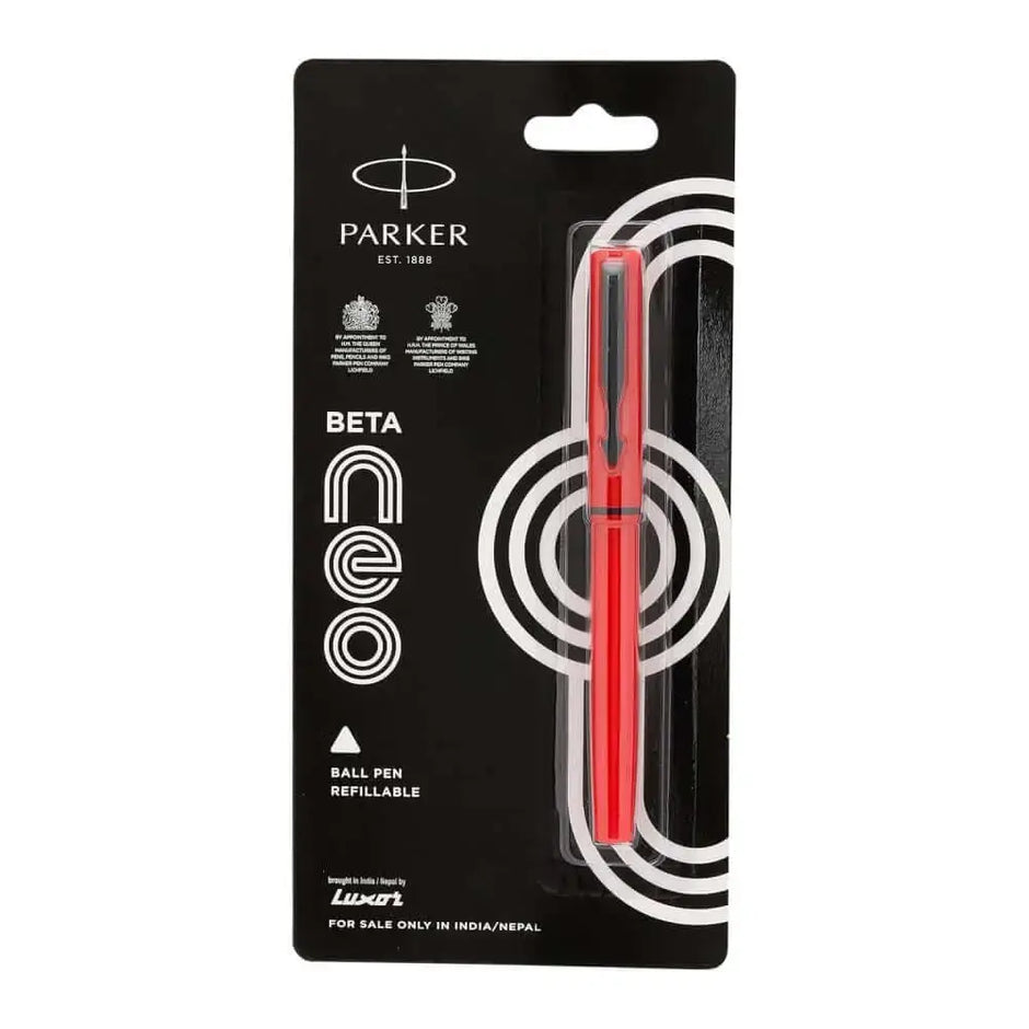 Parker Beta Neo Ball Pen | Ink Colour - Blue - Red - Ball Pens