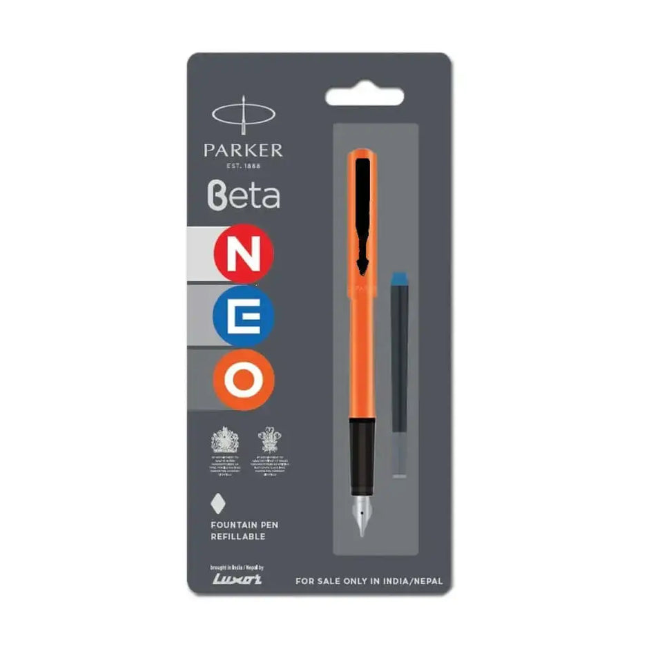 Parker Beta Neo Fountain Pen with Quink Cartridge - Fountain Pen