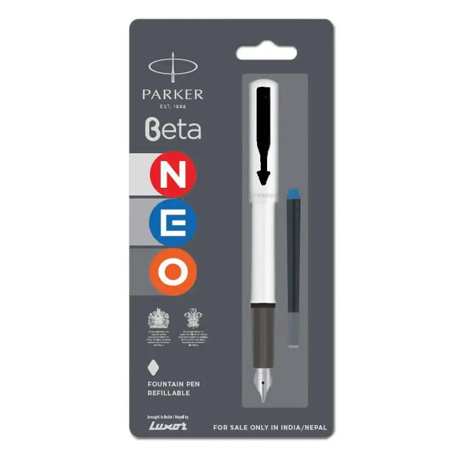 Parker Beta Neo Fountain Pen with Quink Cartridge - Fountain Pen
