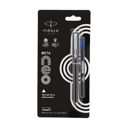 Parker Beta Neo Roller Ball Pen | Ink Colour - Blue - Black - Roller Ball Pens