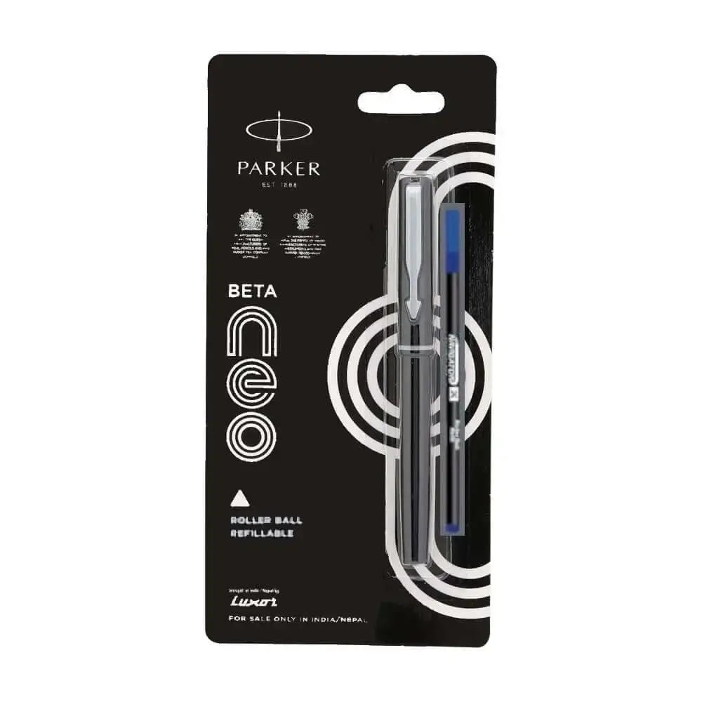 Parker Beta Neo Roller Ball Pen | Ink Colour - Blue - Black - Roller Ball Pens