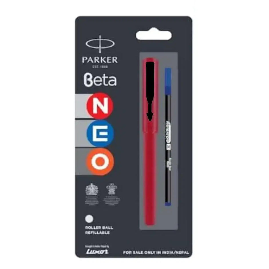 Parker Beta Neo Roller Ball Pen | Ink Colour - Blue - Roller Ball Pens