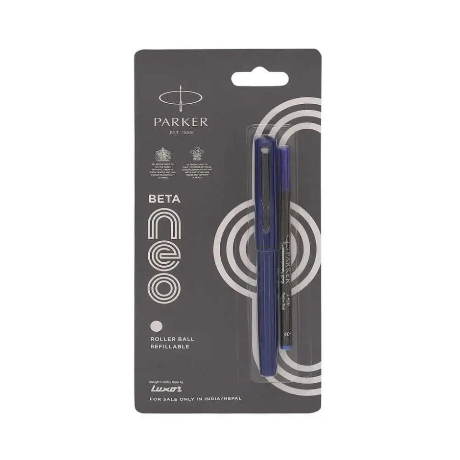 Parker Beta Neo Roller Ball Pen | Ink Colour - Blue - Blue - Roller Ball Pens