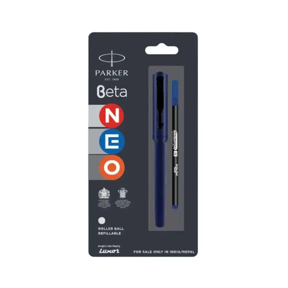 Parker Beta Neo Roller Ball Pen | Ink Colour - Blue - Roller Ball Pens