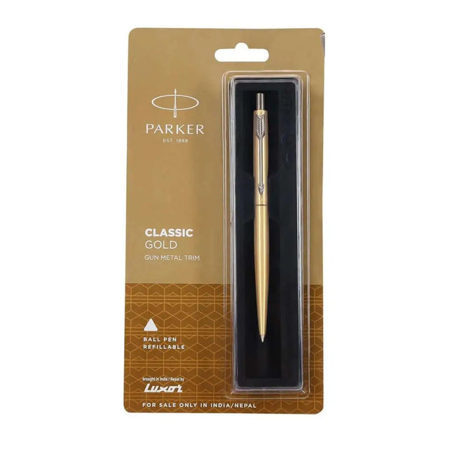 Parker Classic Ball Pen | Ink Colour - Blue - Gold / Gun Metal Trim - Ball Pens