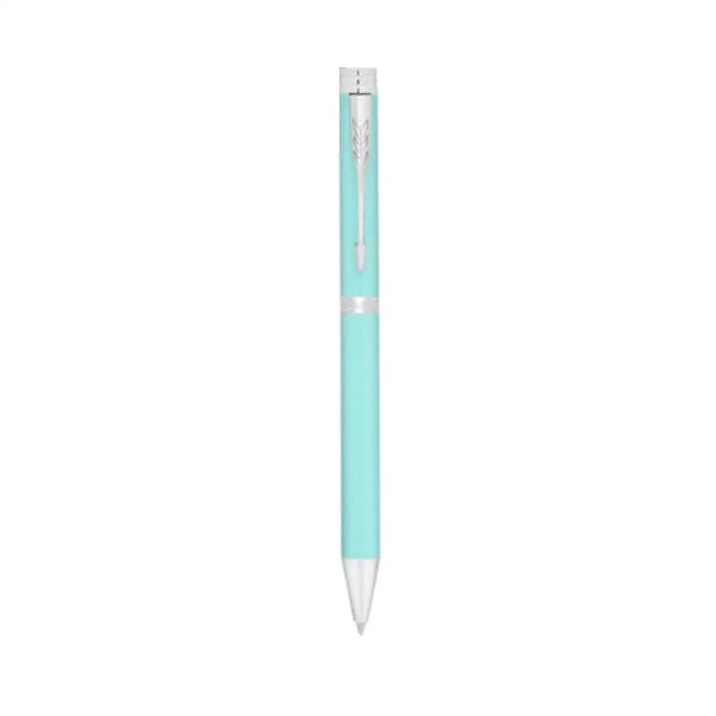 Parker Folio Standard Chrome Trim Ball Pen | Ink Colour - Blue - Sea Green - Ball Pens