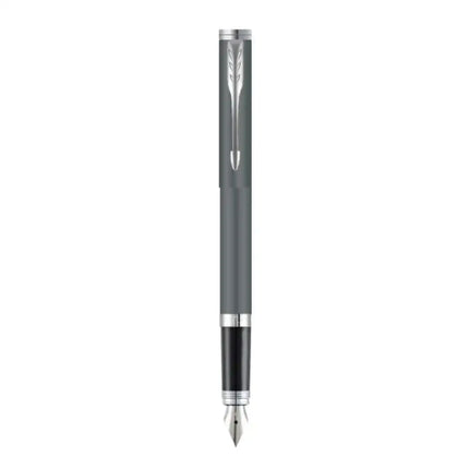 Parker Folio Standard Chrome Trim Fountain Pen - Grey - Fountain Pen