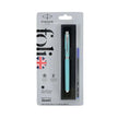 Parker Folio Standard Chrome Trim Roller Ball Pen | Ink Colour - Blue - Sea Green - Roller Ball Pens