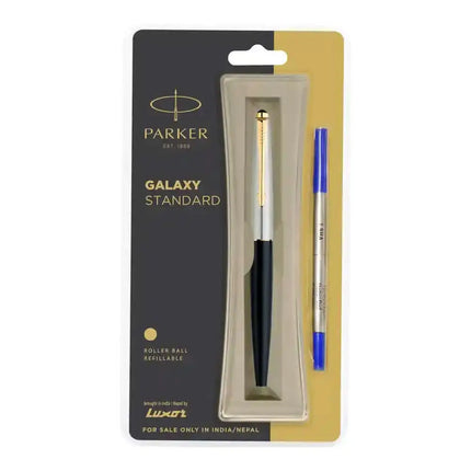 Parker Galaxy Standard Roller Ball Pen | Ink Colour - Blue - Black - Roller Ball Pens