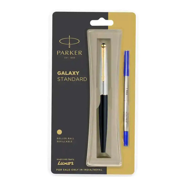 Parker Galaxy Standard Roller Ball Pen | Ink Colour - Blue - Black - Roller Ball Pens