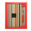 Parker Jotter Standard Ball Pen with A5 Pinstrip Diary Set - Orange - Gift Set