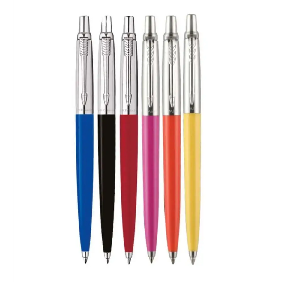 Parker Jotter Standard Chrome Trim Ball Pen | Ink Colour - Blue - Ball Pens