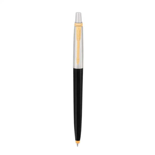 Parker Jotter Standard Gold Trim Ball Pen | Ink Colour - Blue - Black - Ball Pens