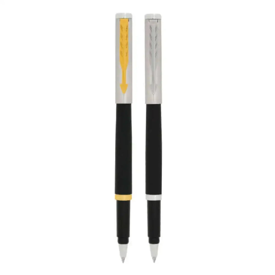 Parker Latitude Matt Metallix Roller Ball Pen | Ink Colour - Blue - Roller Ball Pens