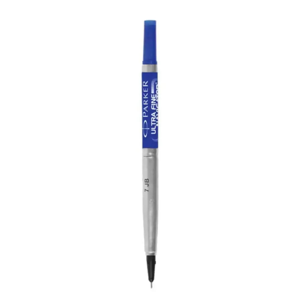 Parker Ultra Fine Navigator Roller Ball Refill in blue, perfect for precise writing and note-taking.