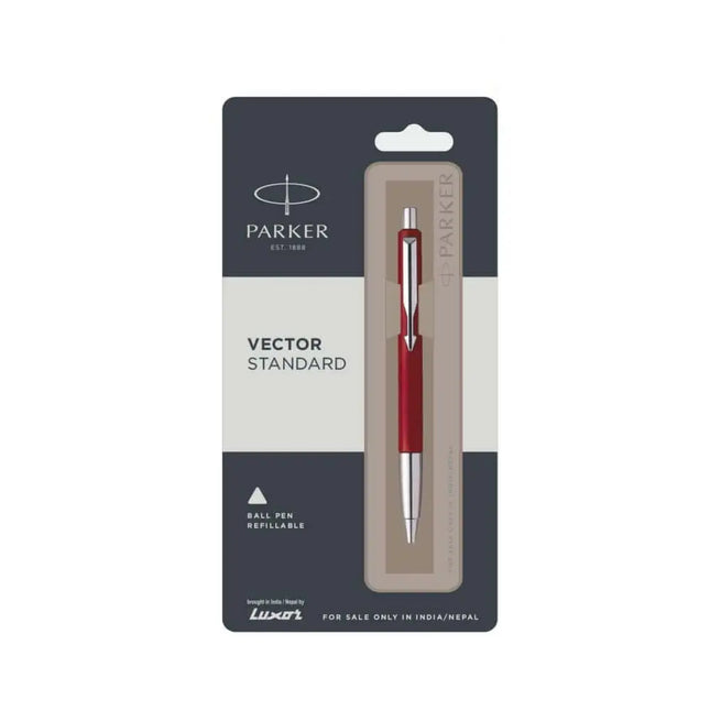 Parker Vector Standard Ball Pen | Ink Colour - Blue - Red - Ball Pens