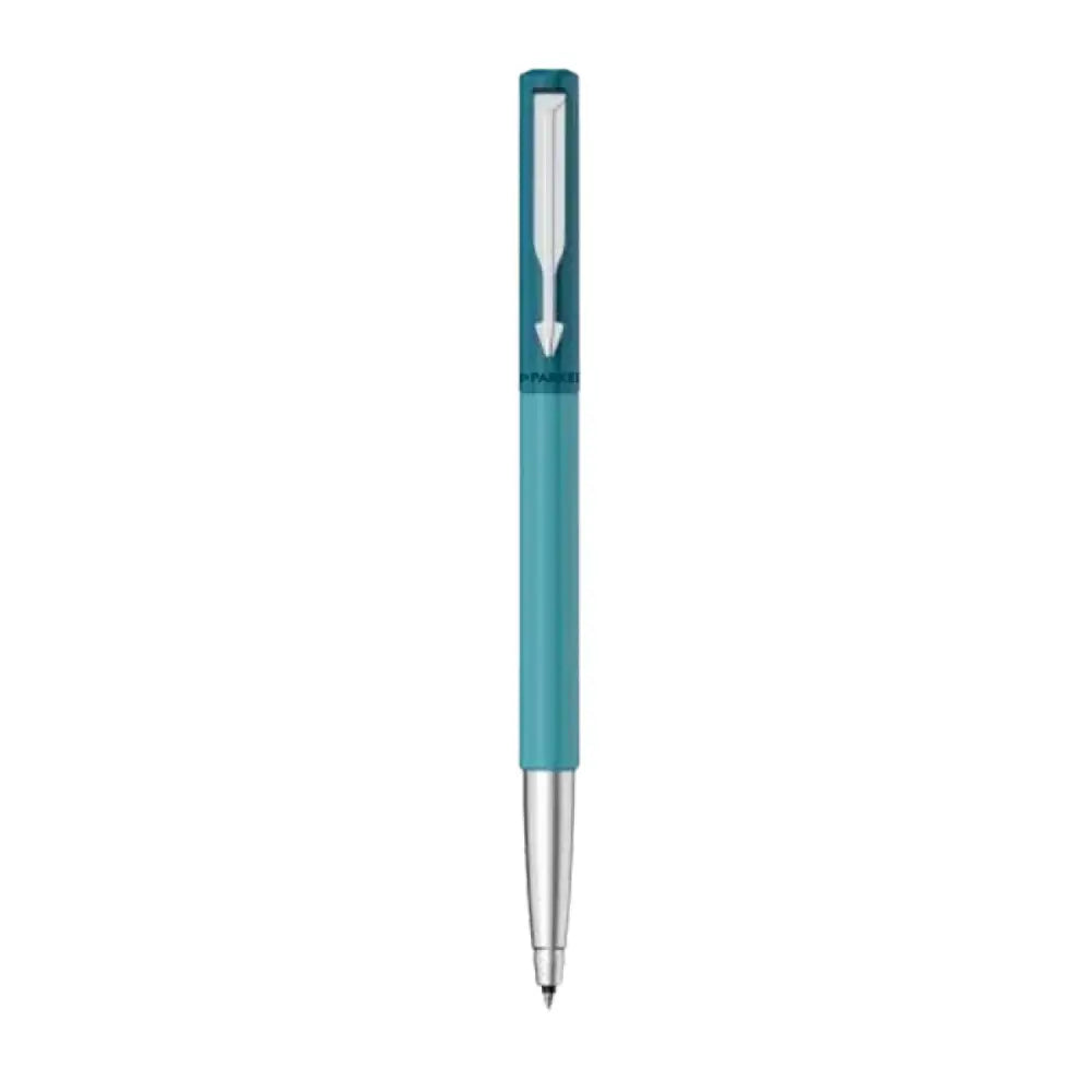 Parker Vector Standard Colour Block Roller Ball Pen | Ink Colour - Blue - Green - Roller Ball Pens