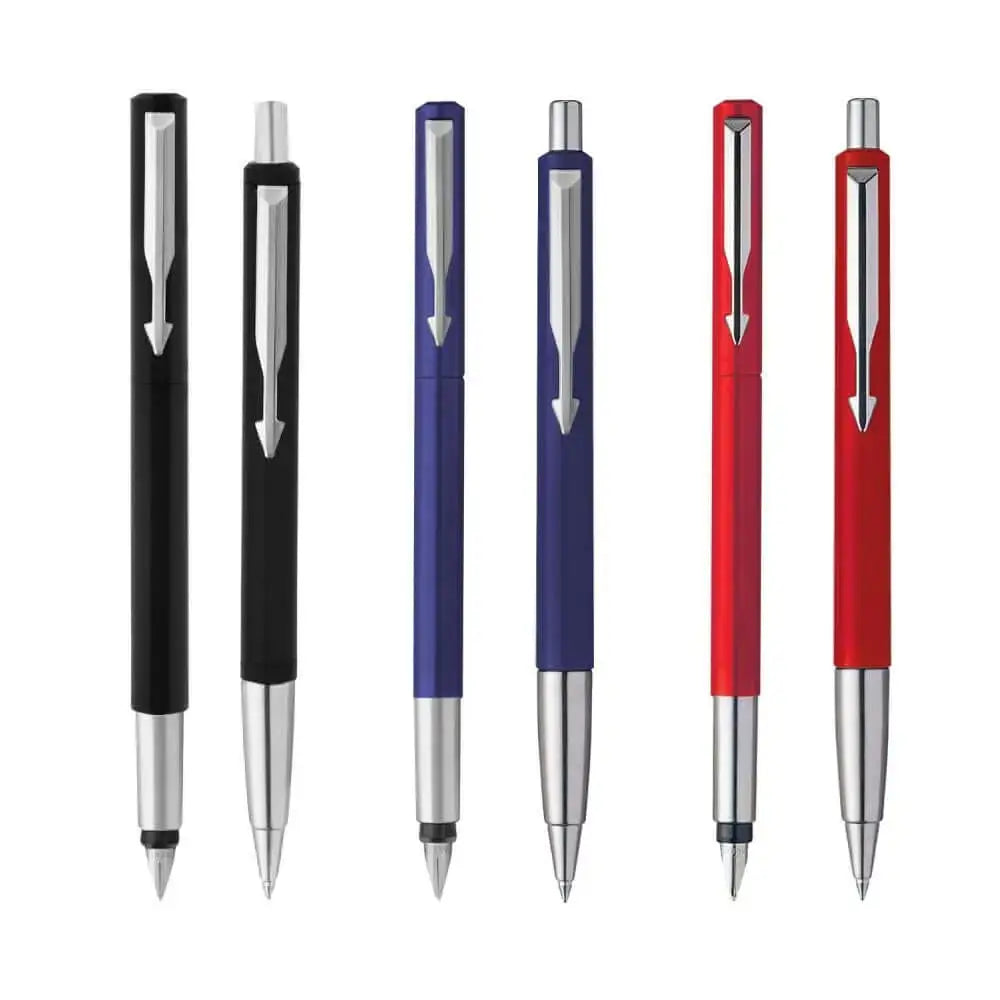 Parker Vector Standard CT Fountain Pen and Ball Pen Set | Ink Colour - Blue - Gift Set