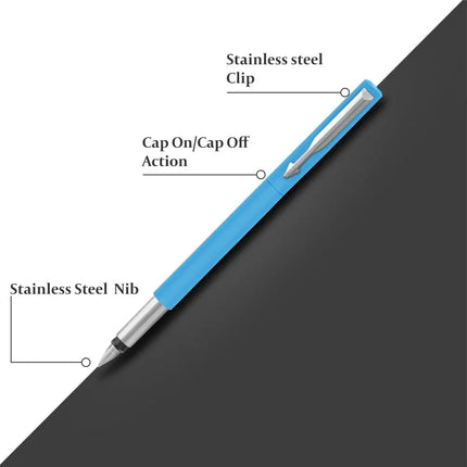 Parker Vector Standard Fountain Pen with 3 Quink Cartridges - Fountain Pen