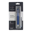 Parker Vector Standard Fountain Pen with Quink Cartridge - Metallic Blue / Chrome Trim - Fountain Pen