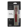 Parker Vector Standard Roller Ball Pen | Ink Colour - Blue - Red / Chrome Trim - Roller Ball Pens